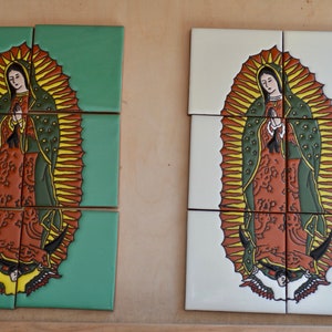 6  pieces Mexican Tile Wall Mural