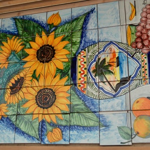 35 pieces Mexican Tile Wall Mural
