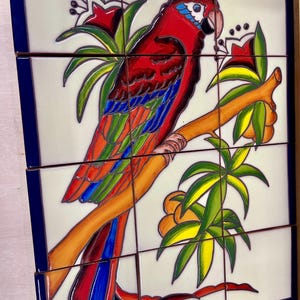 12 pieces Mexican Tile Wall Mural
