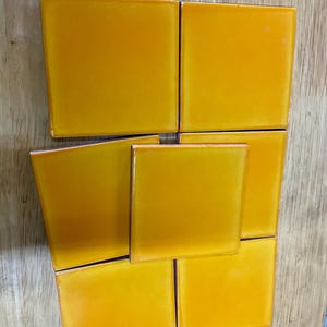 44 Solid Mexican Talavera Tiles. Hand made-Hand painted 6 &quot;X 6&quot;