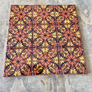 40 handgefertigte mexikanische Talavera-Fliesen – handbemalt, 10,2 x 10,2 cm