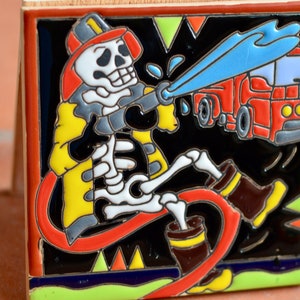 Fireman Catrin / 6x6 Tile