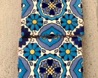 35 Mexican Talavera Tiles / Hand painted 2 "X 2"