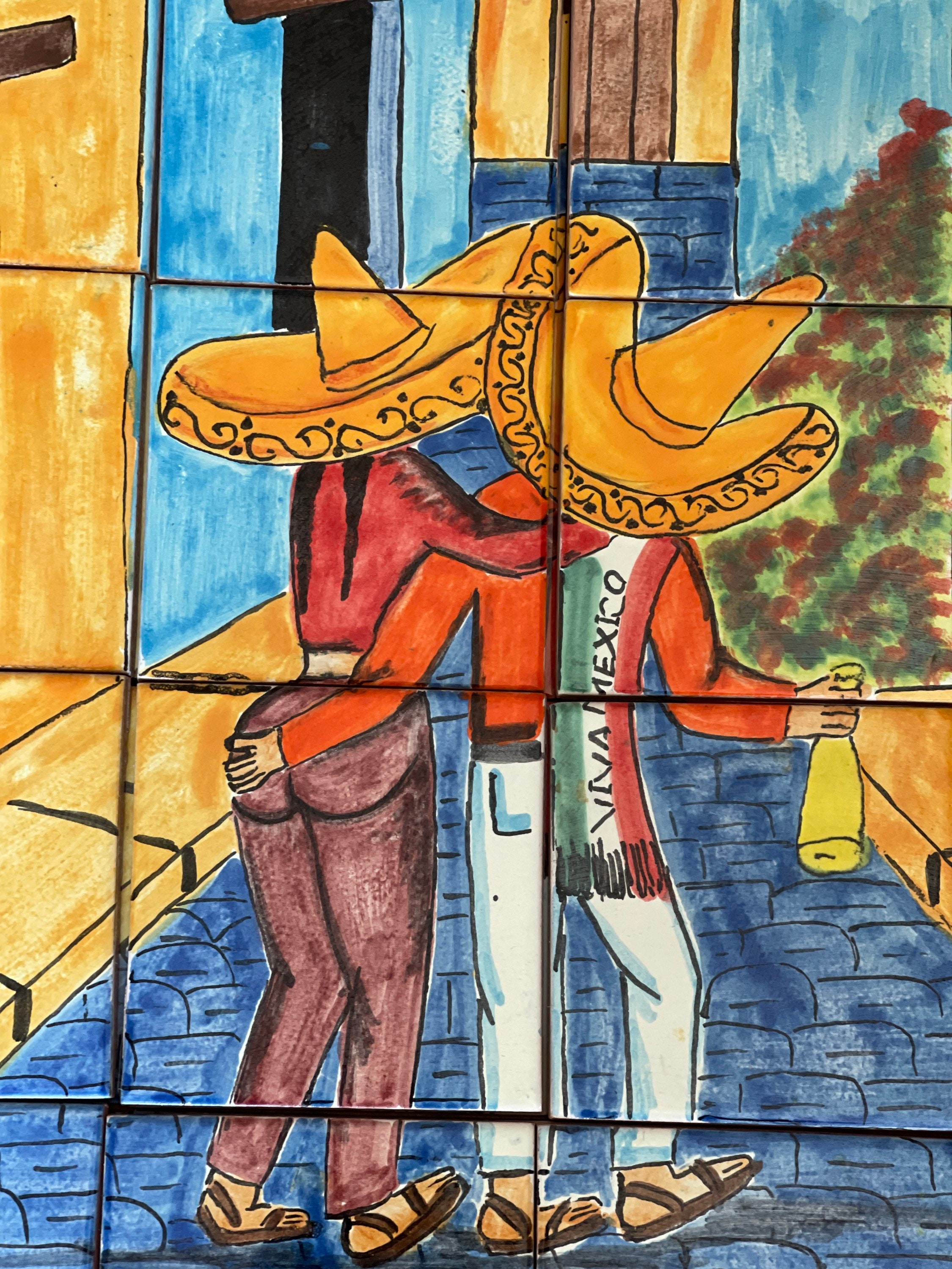 Carreaux De Céramique Mural Style Sud-Ouest Mexicain - Pour Crédence Cuisine/salle De Bain - Modèle WC117