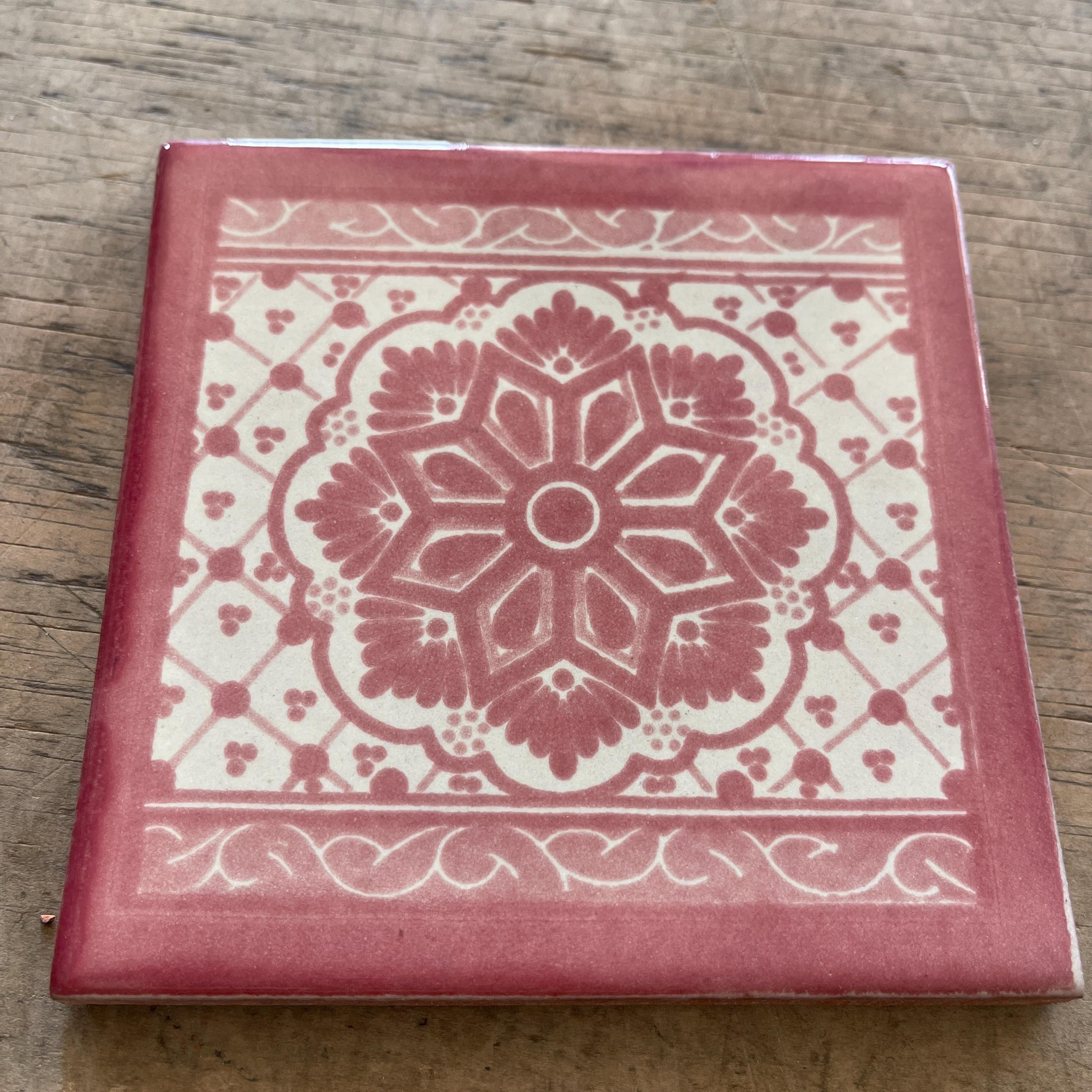 90 Mexican Talavera Tiles. Hand made-Hand painted 4 "X 4"