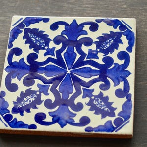 40 Mexican Talavera Tiles handmade- Hand painted 4 "X 4"
