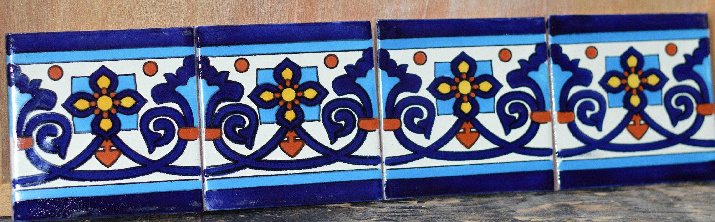 12 Talavera Fliesen handbemalt 4 X 4 gemischt | Etsy