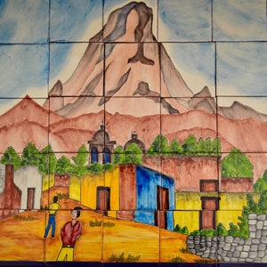 35 pieces Mexican Tile Wall Mural