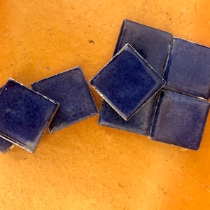 100 Mexican Talavera Tiles handmade- Hand painted 1 "X 1"