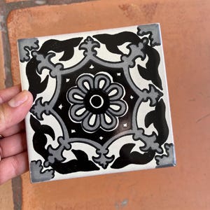 50 Mexican Talavera Tiles handmade- Hand painted 4 &quot;X 4&quot;