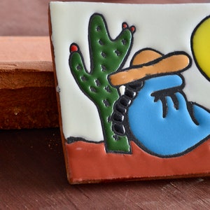 Talavera tiles hand-painted panchitos