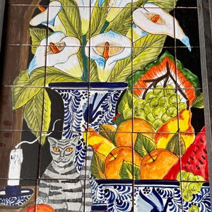 35 pieces Mexican Tile Wall Mural
