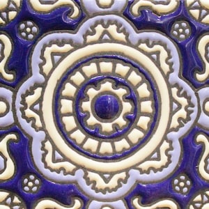 6   Mexican Talavera Tiles handmade- Hand painted 4 &quot;X 4&quot; or 6x6&quot;