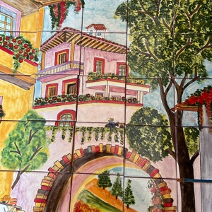 35 pieces Mexican Tile Wall Mural