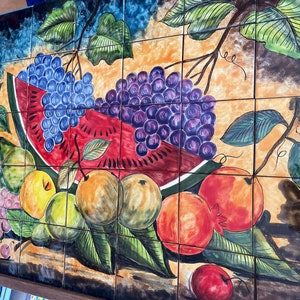 35 pieces Mexican Tile Wall Mural