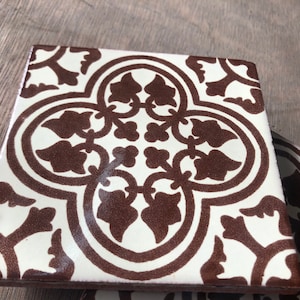 50 Mexican Talavera Tiles handmade- Hand painted 4 &quot;X 4&quot;