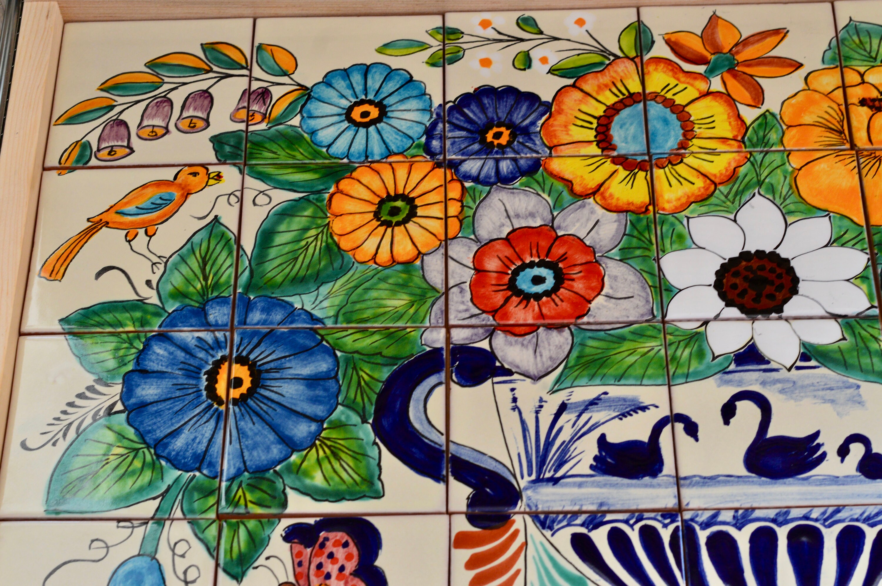 Wandbild Aus Fliesen