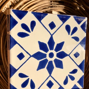 11 piecesTalavera Tiles 6x6 &quot;handmade.