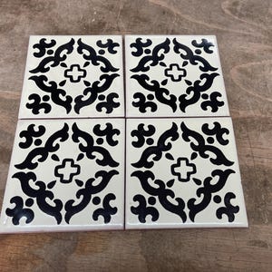 50 Mexican Talavera Tiles handmade- Hand painted 4 &quot;X 4&quot;