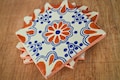12 Mexican Talavera Tiles handmade, Hand painted 4 "X 4"
