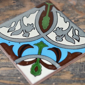 50 Mexican Talavera Tiles handmade- Hand painted 4 &quot;X 4&quot;