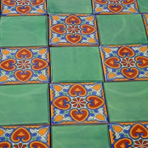 36 Mixed Tiles of Talavera 4 x4 &quot;&#39;- Handmade