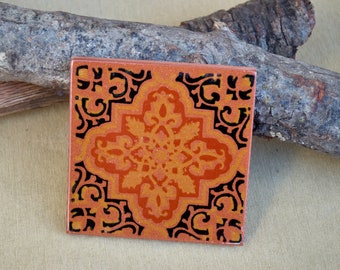40 Mexican Talavera Tiles handmade- Hand painted 4 &quot;X 4&quot;