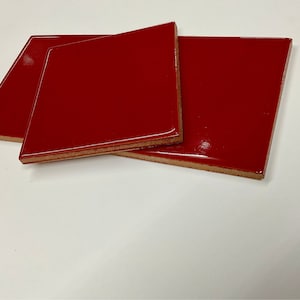 40 Solid Tiles. Cherry 4 1/4 &quot;