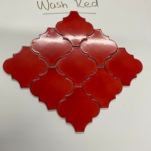 90 Solid Mexican Talavera Tiles. Hand made-Hand painted 4 &quot;X 4&quot;