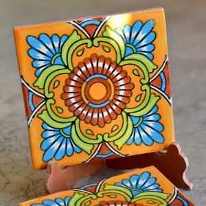 90 Mexican tiles hand painted.