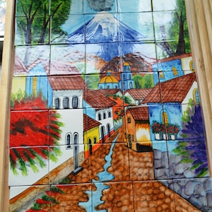 35 pieces Mexican Tile Wall Mural