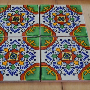 40  Talavera Tiles 6 &quot;X 6&quot; inches