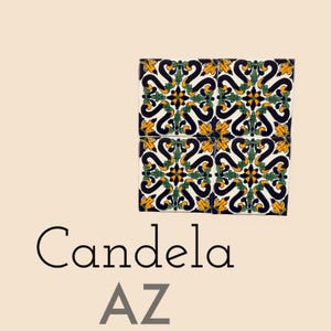 40 Mexican Talavera Tiles handmade- Hand painted 4 &quot;X 4&quot;