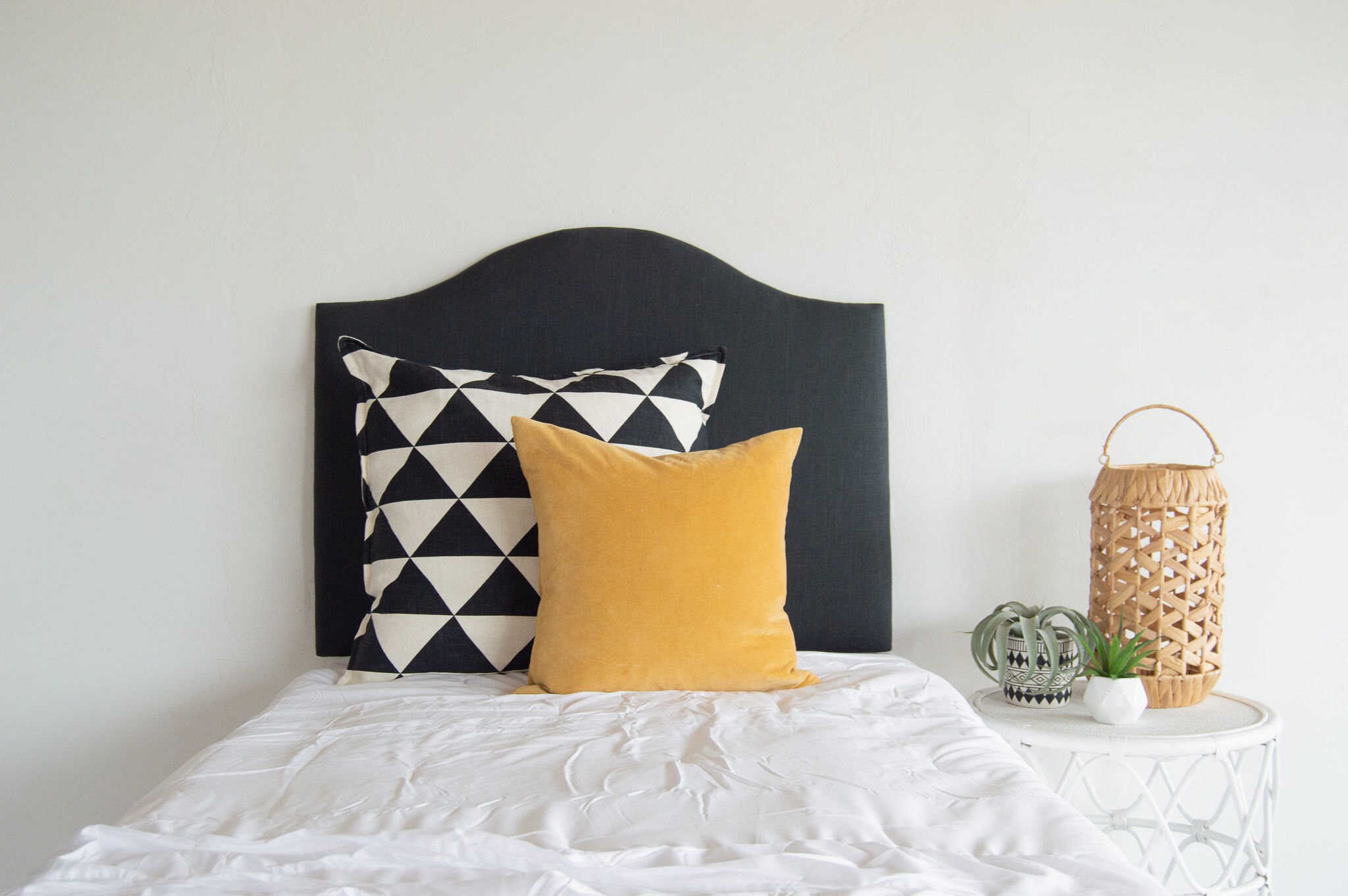 Tall Dorm Headboard Twin Headboard Linen Fabrics Dorm Room Etsy