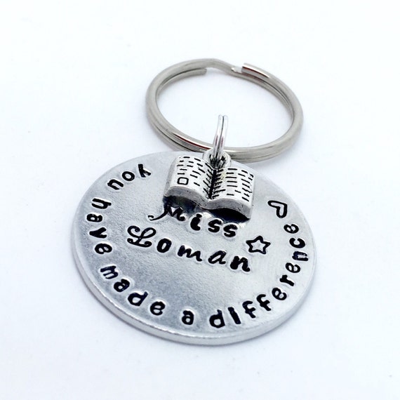 Llavero Para Profesor Principal - Regalo De Agradecimiento, Acero Inoxidable, Plata, Con Bolsa De Terciopelo