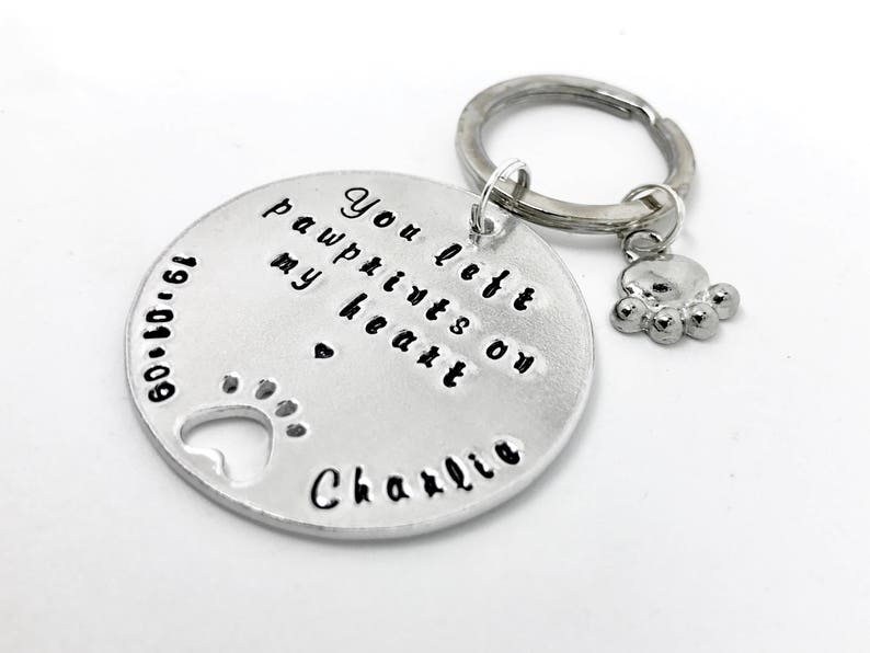 Pet memorial gift pet loss keyring/ keychain dog memorial