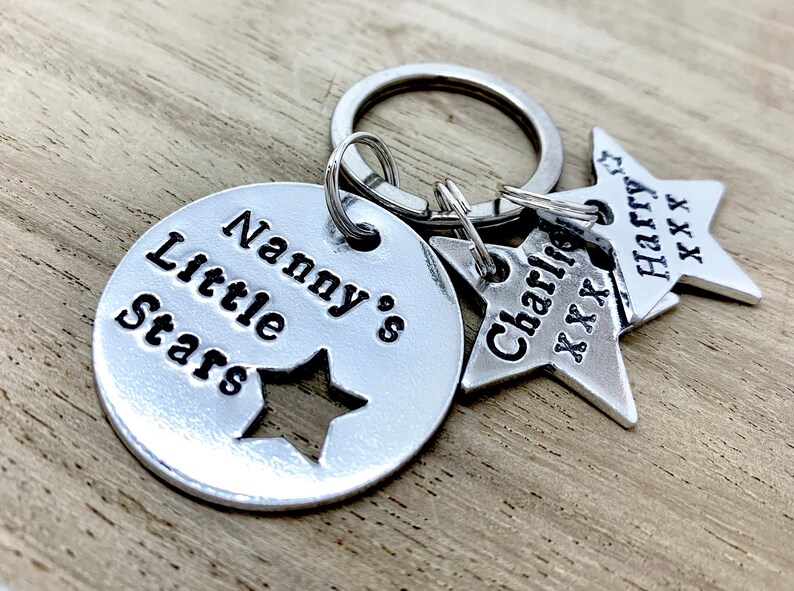 Nanny / nana gift personalised keyring/ keychain Etsy