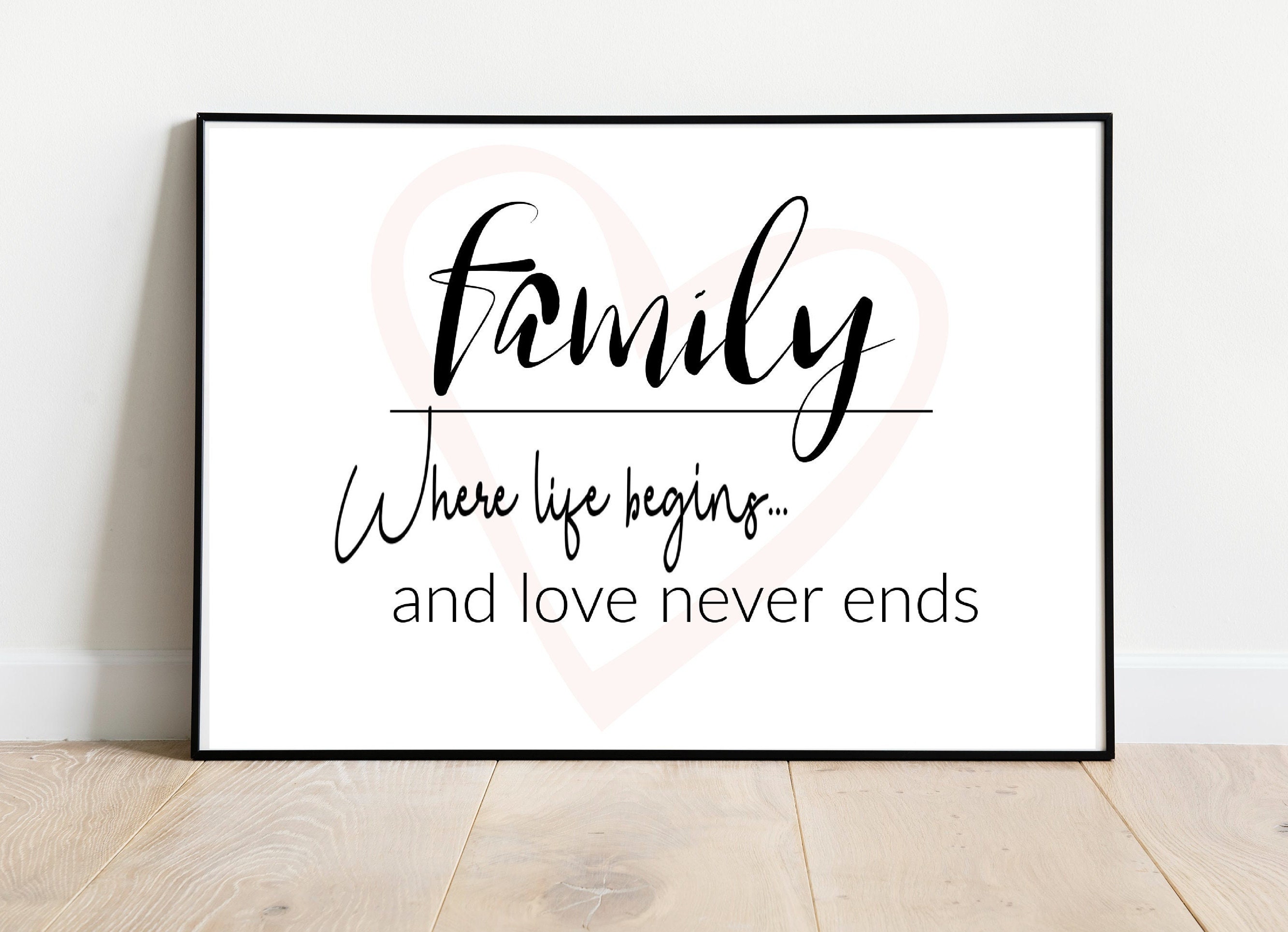 Family Quote Print Downloadable Print Family Poster Family - Etsy