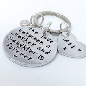 Gifts for Mum- Mother and Daughter Keyring- Personalised Mum Gift- Mother&#39;s Day- Gifts for Her - Mum Birthday Gift - Mum Keyring -Mummy Gift