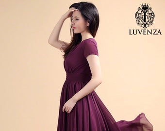 Magenta Maxi Dress