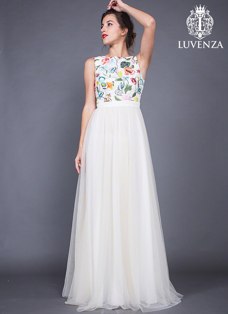 Ivory Lace Maxi Dress