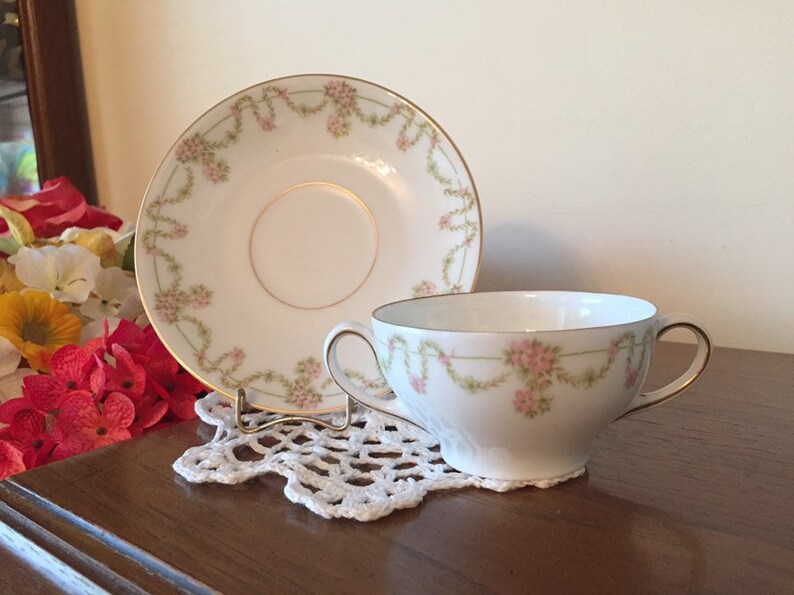 Arbutus P T Bavaria 2 Handle Coffee Cups Tea Cups by Etsy