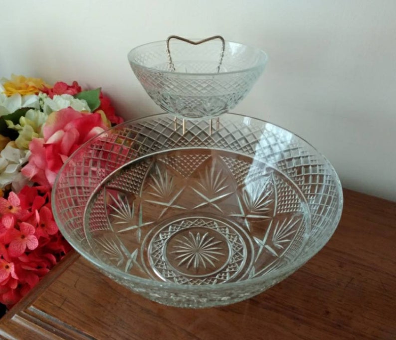 Luminarc Crystal Chip N Dip 3 Piece Set in Original Box Etsy