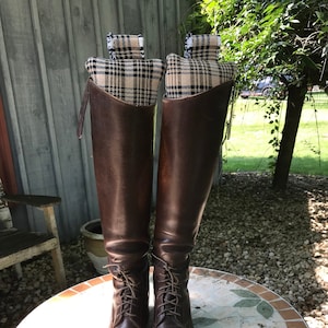 Equestrian Tall Boot Stuffers Horse Fabric Boot Trees Sustainably Sourced