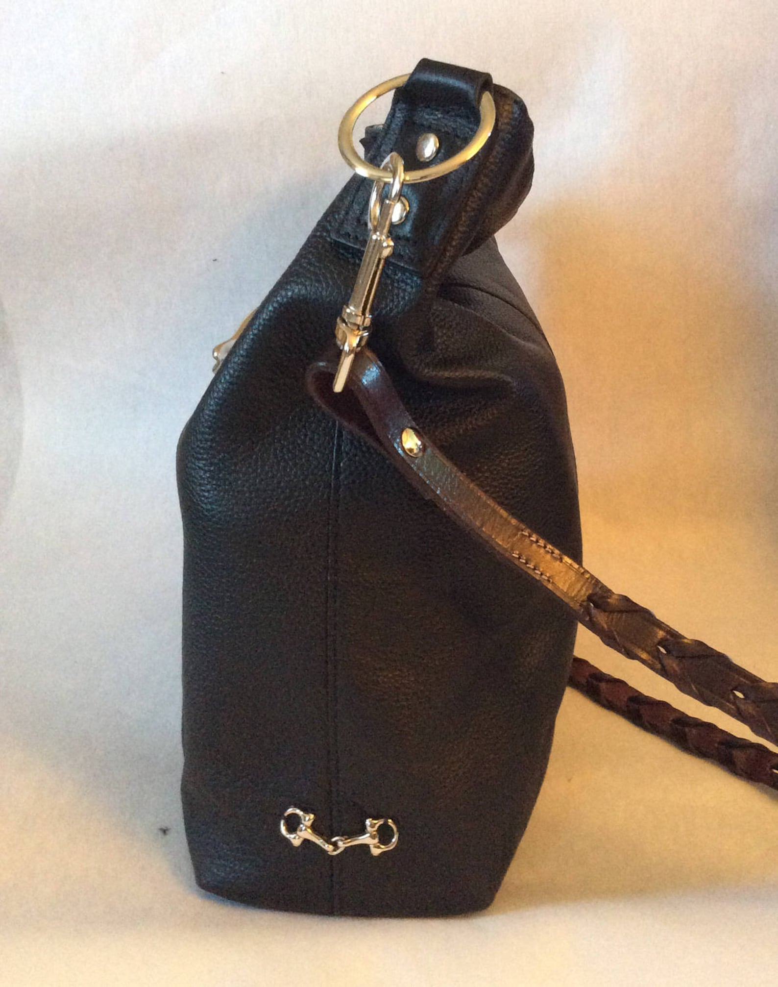 Leather Handbag Equestrian Purse Horse Bit Customized Etsy