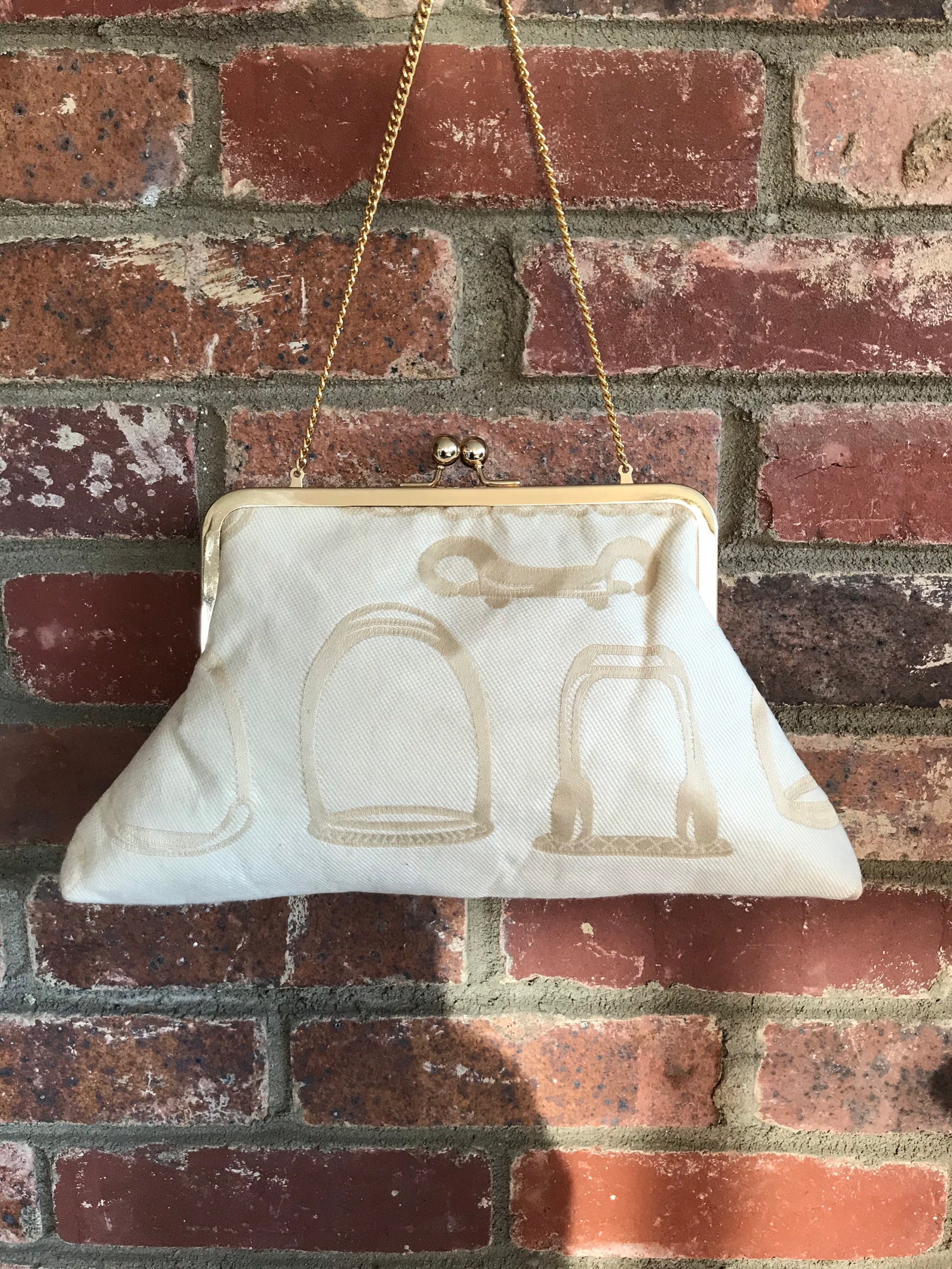 Clutch Handbag Equestrian Horse Purse Lauren fabric Horse Etsy