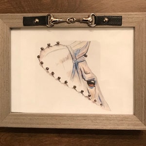 Equestrian Frame Horse Bit Picture Frame Gift