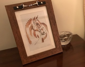 Equestrian Horse Bit Picture Frame 5x7