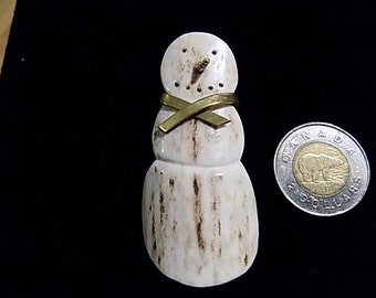 Very cool handmade snowman pin