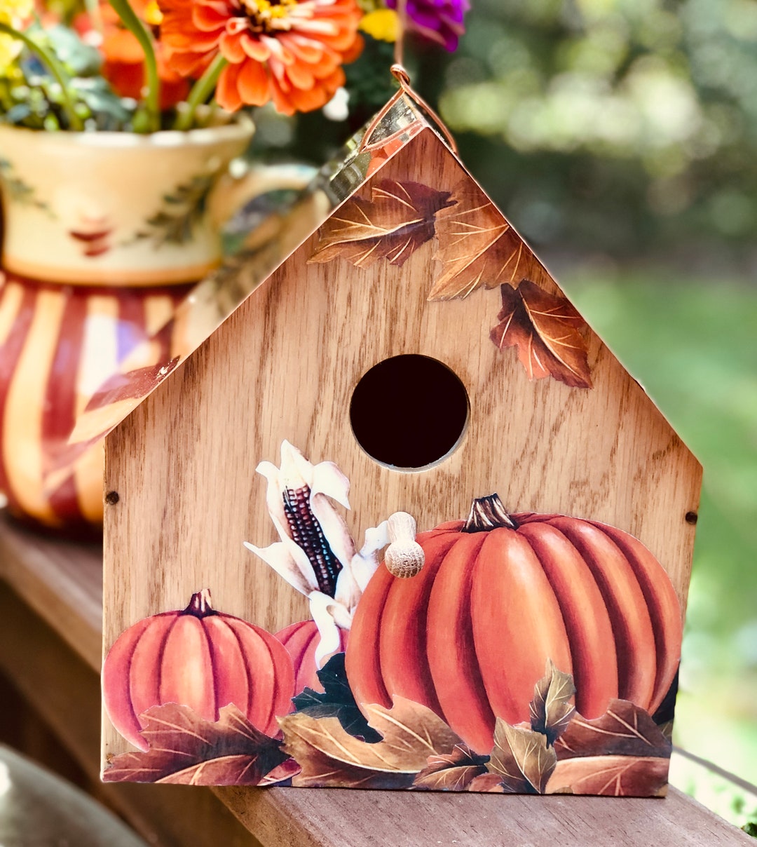 Harvest Pumpkins, Copper Roofed Birdhouse Special Offer Buy one full ...